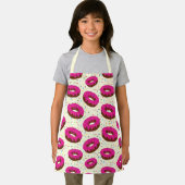 Schattige Roze Donut Pattern met Sprinkles Schort (Insitu)