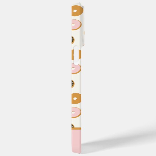 Schattige roze donutpatroon Case-Mate iPhone case (Achterkant / Rechts)