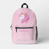 Schattige roze eenhoorn meisjes school rugzak (Voorkant)