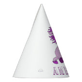 Schattige Roze Eenhoorn Pattern Kids Verjaardagsfe Feesthoedjes (Links)