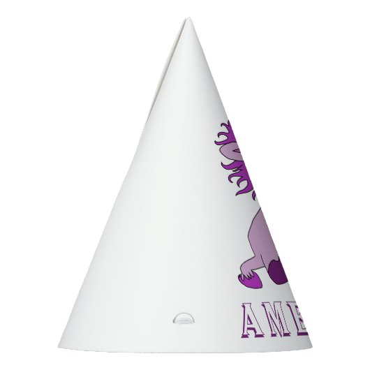 Schattige Roze Eenhoorn Pattern Kids Verjaardagsfe Feesthoedjes (Links)