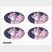  schattige Roze Eenhoorn Sticker (Vel)