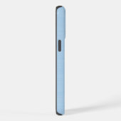 Schattige Roze en Blauw Santa In Jeans iPhone Hoesje (Rechterkant)