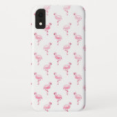 Schattige roze en wit Flamingo patroon Case-Mate iPhone Case (Achterkant)