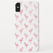 Schattige roze en wit Flamingo patroon Case-Mate iPhone Case (Achterkant)