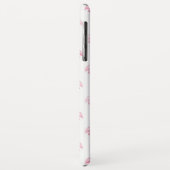 Schattige roze en wit Flamingo patroon Case-Mate iPhone Case (Achterkant/links)