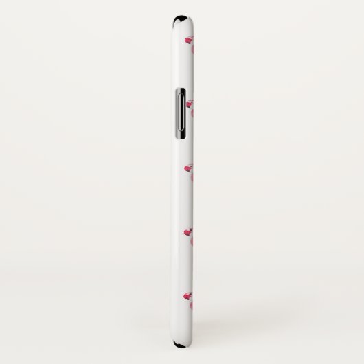 Schattige roze en wit Flamingo patroon Case-Mate iPhone Case (Achterkant / rechts)