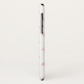 Schattige roze en wit Flamingo patroon Case-Mate iPhone Case (Achterkant/links)