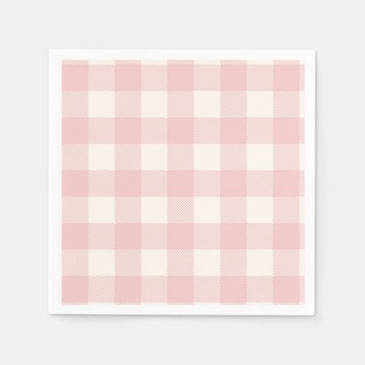 Schattige Roze Fiets Meisje Baby shower Servet (Voorkant)