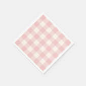 Schattige Roze Fiets Meisje Baby shower Servet (Hoek)