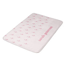Schattige roze flamingo aangepaste naam roze