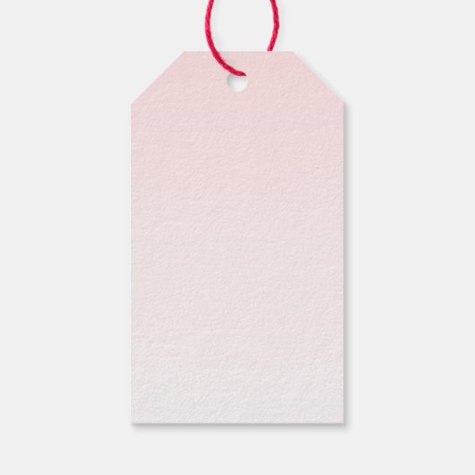 Schattige roze flamingo illustratie party dank u cadeaulabel (Achterkant)