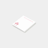 Schattige Roze Flamingo Liefde Tropisch Hawaiaans Post-it® Notes (Schuin)