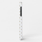 Schattige Roze Flamingo, Stippen-Personalisatie Case-Mate iPhone Case (Achterkant/links)