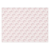 Schattige Roze Flamingo Tropisch Patroon Tafelkleed (Voorkant (Horizontaal))