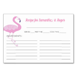 Schattige Roze Flamingo Vrijgezellenfeest Recept K Kaart