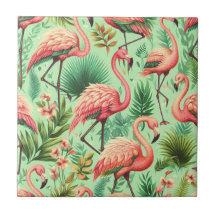 Schattige roze flamingo's