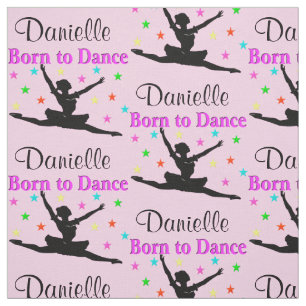 SCHATTIGE ROZE GEPERSONALISEERDE BALLETDANSERSSTOF STOF