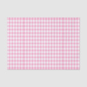 schattige roze gingham, girly tissuepapier (Voorkant)