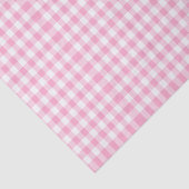 schattige roze gingham, girly tissuepapier (Detail)