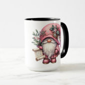 Schattige Roze Gnomes Mok (Voorkant rechts)