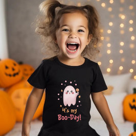 Schattige roze Halloween Het is mijn verjaardagsfe T-shirt