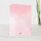 Schattige roze Happy Mother's Day 3 Foto Kaart (Achterkant)