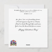 Schattige Roze Harten Muizen Galentines Beste Vrie Feestdagenkaart (Achterkant)