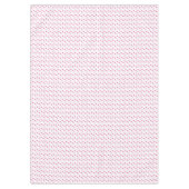 Schattige roze hartjes romantisch patroon tafelkleed (Voorkant)