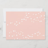 Schattige roze heteluchtballon Baby shower Kaart (Achterkant)