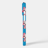 Schattige Roze Honden - Blauw Case-Mate iPhone Case (Achterkant / Links)