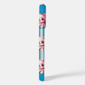 Schattige Roze Honden - Blauw Case-Mate iPhone Case (Achterkant / Rechts)