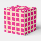 Schattige roze Ik hou van cupcakes Bedankdoosjes (Achterkant)