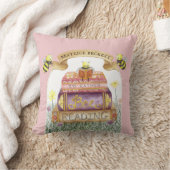 Schattige roze Ik lees liever boek liefhebber Kussen (Deken)