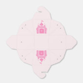 Schattige Roze Kasteel Prinses Verjaardagsfeest Bedankdoosjes (Uitgevouwen)