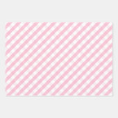 Schattige Roze Kat Liefde Custom Foto Kinder Inpakpapier Vel (Voorkant 2)