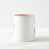 Schattige roze kat mok (Midden)