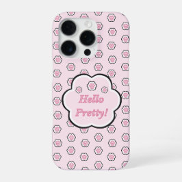 Schattige Roze Kattenpoot Hallo Schone iPhone 16 Pro Hoesje
