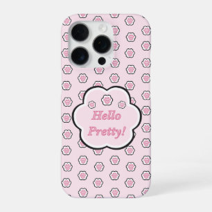 Schattige Roze Kattenpoot Hallo Schone iPhone 16 Pro Hoesje