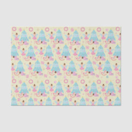 Schattige Roze Kerst Notenkraker Ballerina Tissuepapier