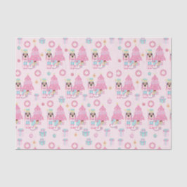 Schattige Roze Kerst Notenkraker Ballet Tissuepapier