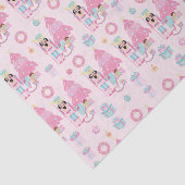 Schattige Roze Kerst Notenkraker Ballet Tissuepapier (Detail)