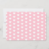 Schattige Roze Kinder- In Loving Memory-Rouwdienst Kaart (Achterkant)