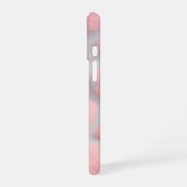 Schattige Roze Kitten met Fluffy Pom-Poms iPhone 16 Hoesje (Linkerkant)