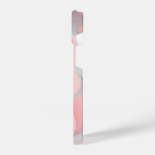 Schattige Roze Kitten met Fluffy Pom-Poms iPhone Hoesje (Linkerkant)