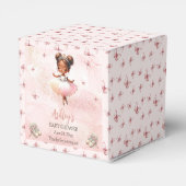 Schattige Roze Kleine Ballerina Tutu Meisje Baby s Bedankdoosjes (Achterkant)