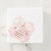 Schattige Roze Kleine Ballerina Tutu Meisje Baby s Bedankjes Labels (In situ)