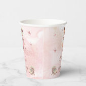 Schattige Roze Kleine Ballerina Tutu Meisje Baby s Papieren Bekers (Rechts)