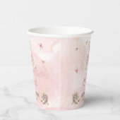 Schattige Roze Kleine Ballerina Tutu Meisje Baby s Papieren Bekers (Rechts)