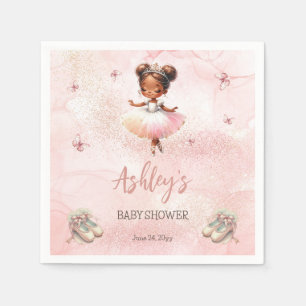 Schattige Roze Kleine Ballerina Tutu Meisje Baby s Servet